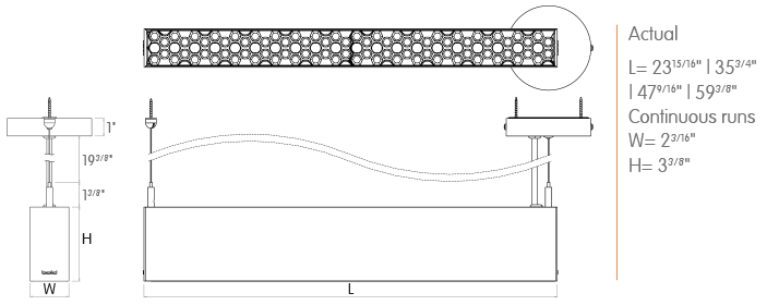 Direct/Indirect Honeycomb TIR-BXIH-P